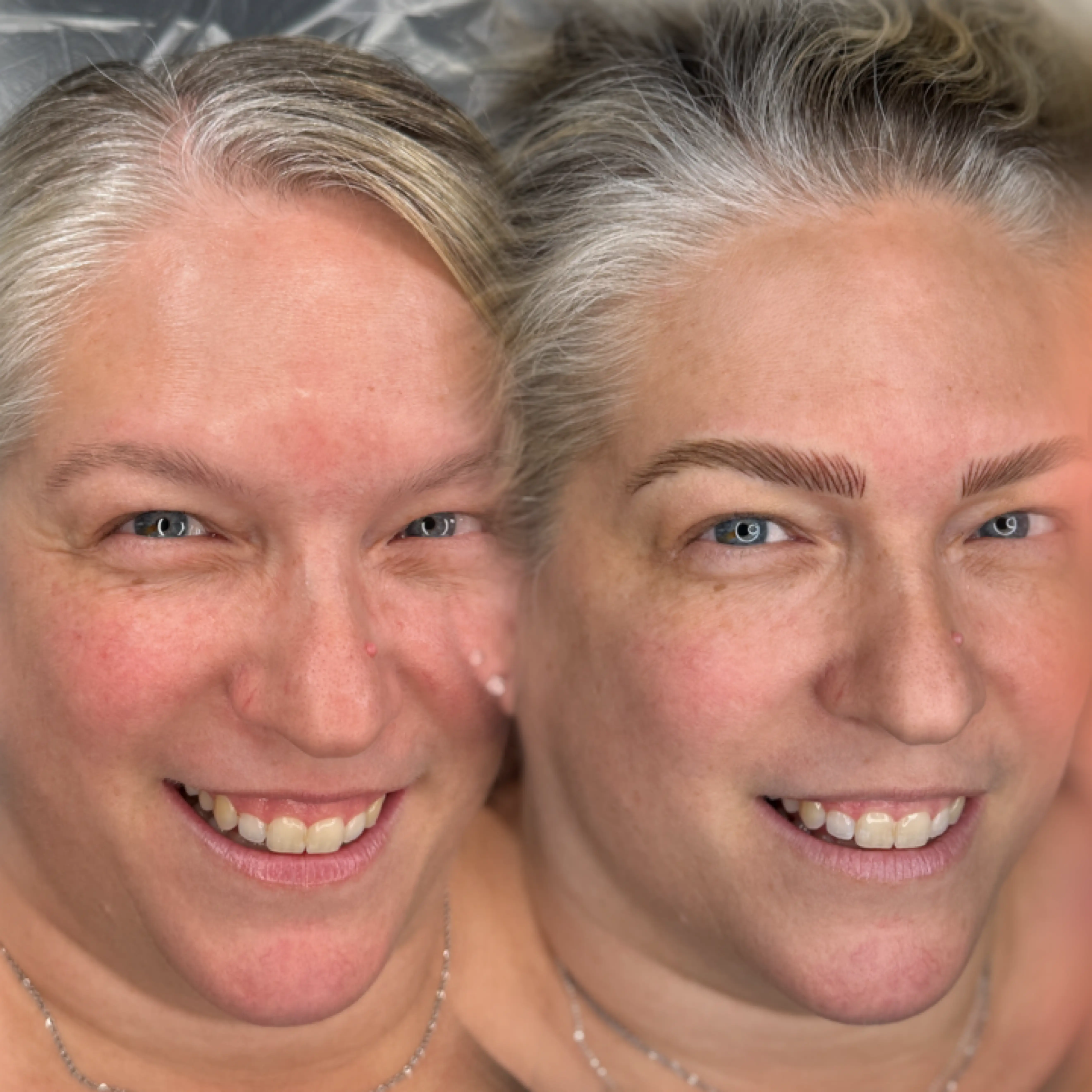 Nano Brow collage by Sierra Friar at The Studio PMU