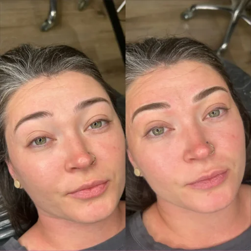 Ombré_Powder Brow - Nikki Clark - The Studio PMU Powder brows transformation by Nikki Clark The Studio PMU Santa Rosa natural defined brows
